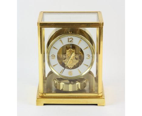 A Jaeger Lecoultre Atmos clock, serial no. 218178, 22.5cm highCondition Report:  The clock is functioning but may need servic