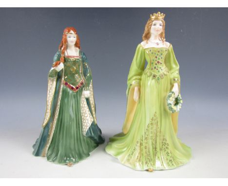 Two Royal Worcester figurines including The Princess of Tara and Golden Girl of the May