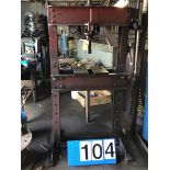 Acco Mdl P-1130 Hydraulic Press, S/N: 7572