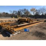 Lot 10 Ton DG Bridge Crane, Lg Quantity Sheeting, Beams