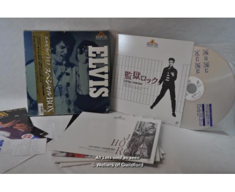 Elvis Presley - Alive Special 6 x laser discs japanese boxed set with booklets with obi paper strip 