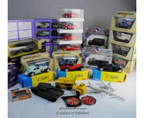 Cameo Collection D-Day boxed set, Models of Yesteryear, Solido and other diecast models.
