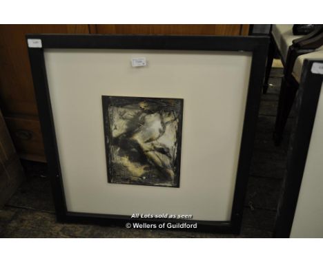 *Yara Tschallener, mixed media, 'Lucretia', 40 x 30cm; 'Nude in Surrender', 40 x 30cm; 'Fossil', 30 x 20cm; 'Ophelia', collag