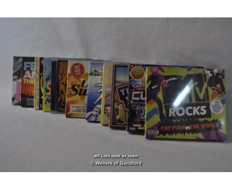 Over 40 cds of great music spread over still sealed and new 11 cd digi pack sets, including Viva Summer , Club Land, Old Scho