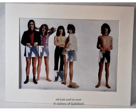The  Rolling Stones -  photo promoting Sticky Fingers 12 x 14 inches in mount