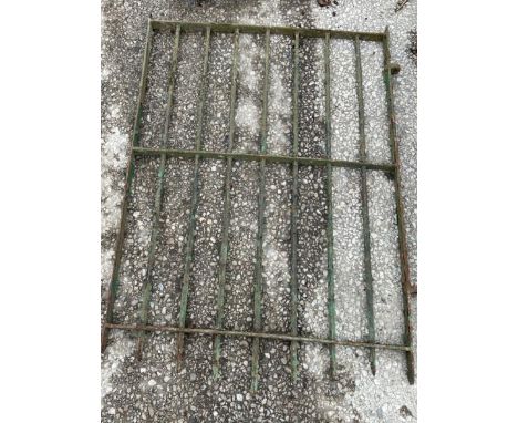 Single cast iron gate, measures 127 h x 90.5cm w