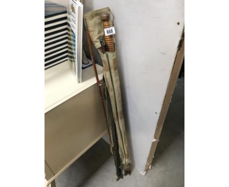 3 vintage fishing rods including Jonkin Bane
