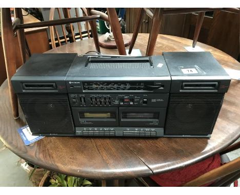 A Hitachi TRK-W530E radio