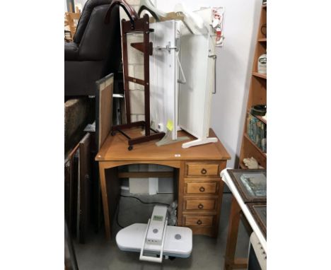 2 trouser presses, a Prosteam clothes press and 1 other item