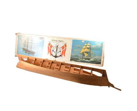 Cutty Sark model, Billing Boats, Denmark, part-built.