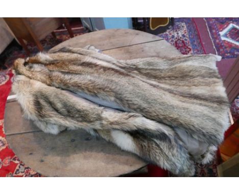 A French ladies fur coat, size 42 