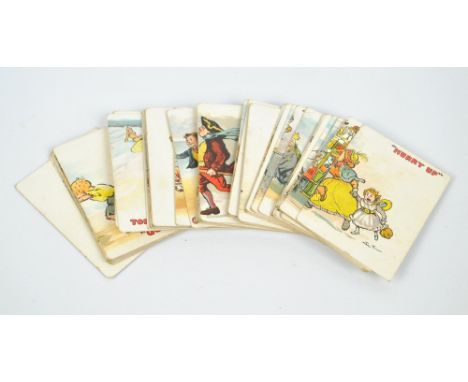 A set of seventy-five 19th century playing cards by Faulkner & Co of London including the 'Hurry-Up Misfitz' series comprisin