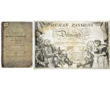 BOBBIN, TIM; a 2nd edition of The Human Passions, published in Rochdale 1810, containing black and white 18th century engravi