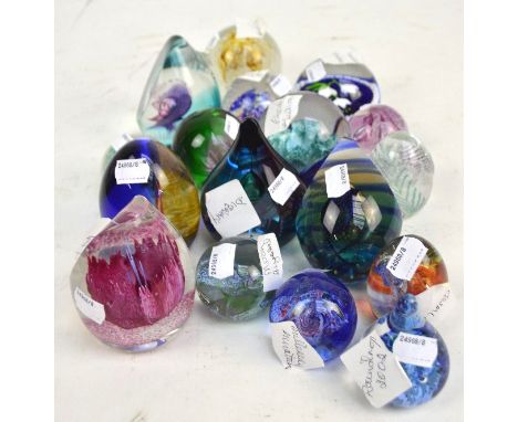 A collection of Caithness limited edition glass paperweights, including 'Saladin', 1106, 'To Infinity and Beyond', 213 and 'F