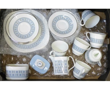 A Royal Doulton Counterpoint six setting tea service