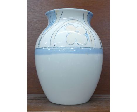 A Poole Pottery vase, Bellini pattern, 24.5cm