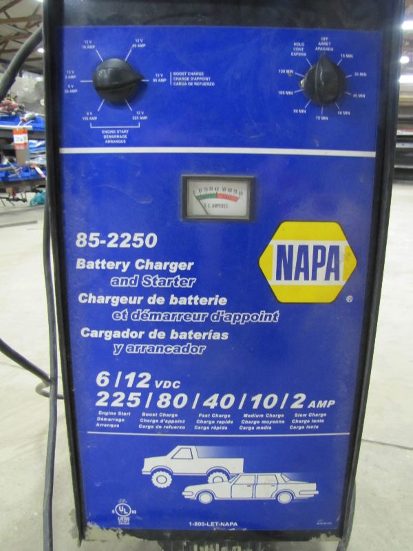Napa 852250 Battery Charger, 6/12 VDC
