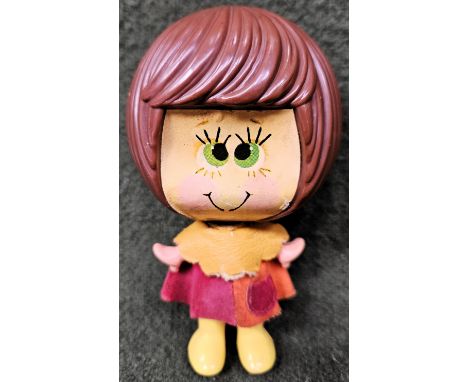 Mattel 1971 vintage pull string 'Talk Up' doll. used condition in need of some restoration, needs cleaning etc