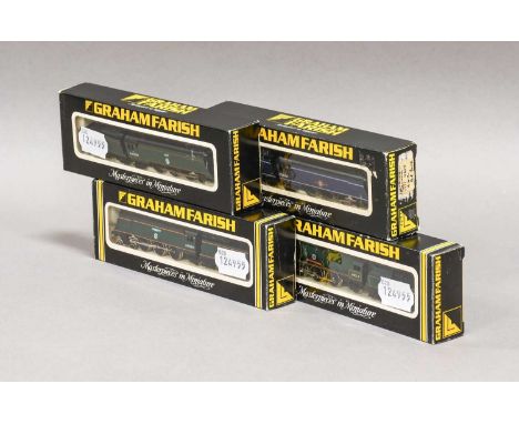 Graham Farish N Gauge BR Locomotives 1525 Hurricane 34065, 151A Launceston 34012, Channel Packet 35001 and Spitfire 34066 (bo