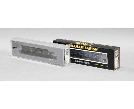 Graham Farish N Gauge Pacific Locomotives 372301 Canadian Pacific BR 35005 and 372276 Winston Churchill BR 34051 (lacks card 
