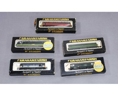Graham Farish N Gauge Diesel Locomotives 8317 Class 33 and 8414 Class 55 (both E boxes G) Class 47 (part of chassis loose) Cl