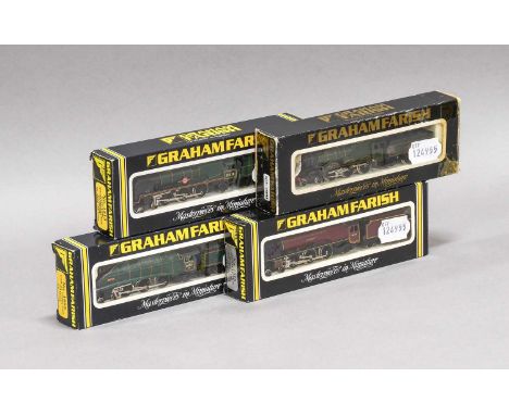 Graham Farish N Gauge BR Mainline Locomotives 1865 A4 class Falcon, 1815 Special Edition City of Liverpool and 1513 Clanline 
