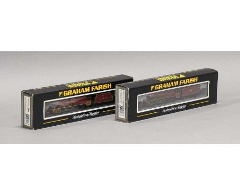 Graham Farish N Gauge Pacific Locomotives 372178 Duchess of Hamiltn BR 46229 and 372176 Duchess of Abercorn (both E boxes E-G