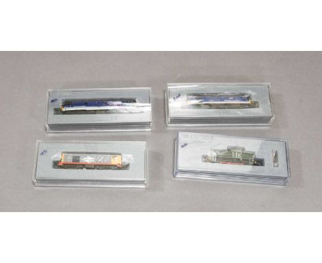 Graham Farish N Gauge Four Diesel Locomotives 371027 Class 20 BR 20227, 371101 Class 31 Regional Railways 31410, 371127 Class
