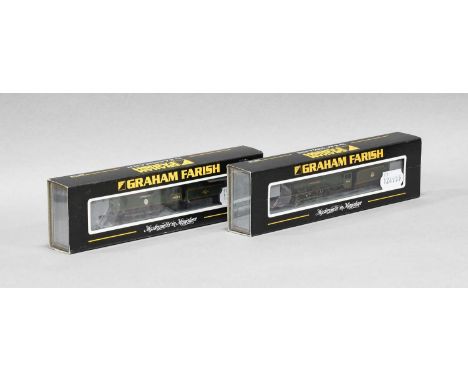 Graham Farish N Gauge Pacific Locomotives 372277 Winston Churchill BR 34051 and City of London BR 46245 in unlabelled box (bo