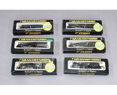 Graham Farish N Gauge Locomotives 3xBlack 5s (all E boxes G) Mere Hall, 4-4-0 LMS 1118 and 2-8-0 LNER 3537 (in incorrect boxe