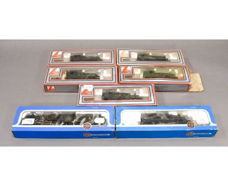 Lima OO Gauge Locomotives three Pannier tanks, Prairie tank and 0-6-0T LNER 8920; Airfix Royal Scot BR 46100 and 2-6-2T R 616