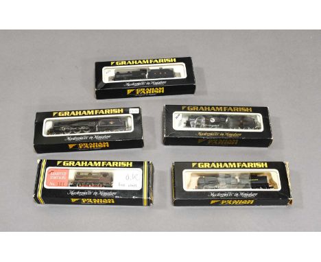 Graham Farish N Gauge Locomotives 1841 Class 4F LMS 4232 and LE111A 0-6-0PT London Transport L99 (both E boxes G); 4-6-0 BR 4