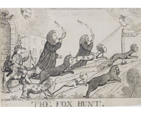 WILLIAM DENT (BRITISH, ACT. 1783-1793)The Fox Hunt
published by J Cattermoul
etching
24 x 33.5cm

Provenance
Private collecti
