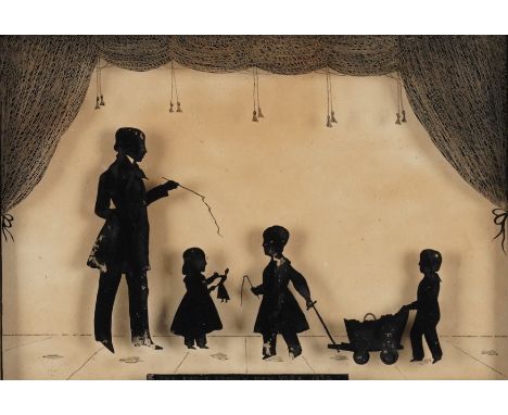 ENGLISH SCHOOL, 19TH CENTURY (3)The Foote Family, New York, 1839
silhouettes on glass
19 x 24.5cm
together with two portrait 