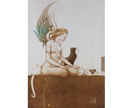 MICHAEL PARKES (AMERICAN, B. 1944)Morning
signed and numbered in pencil 'Parkes 36/130' (in lower margin)
lithograph in colou