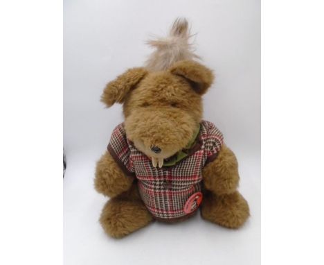 A soft toy Basil Brush hand puppet - approx. height 40cm
