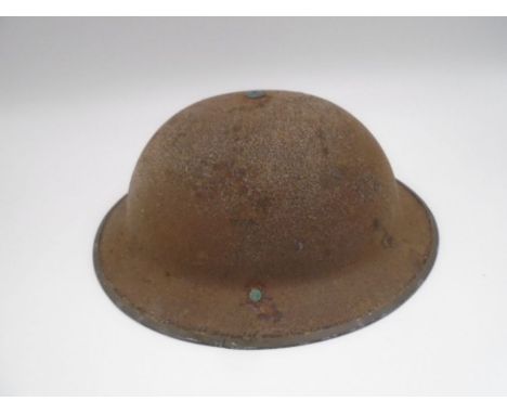 A 1938 WW2 British Army helmet