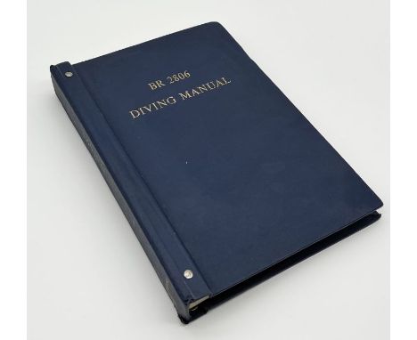 A Ministry of Defence Diving manual numbered BR 2806, issued by H.M.S.O. 1972