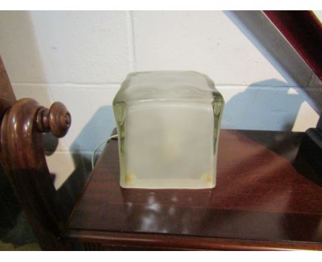 A retro glass cube light and spotlight  (2)