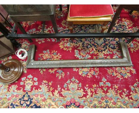 An Art Nouveau fire fender