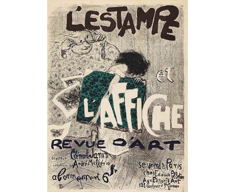 PIERRE BONNARD 1867-1947 L’Estampe et l’Affiche 1897 Editions d’Art, Paris. Litografia a colori. Telato, ottime condizioni. Q