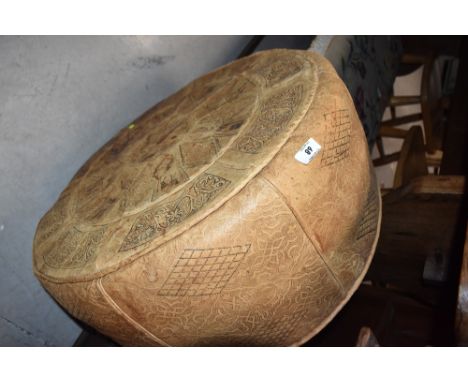 A vintage pouffe in the Eastern style