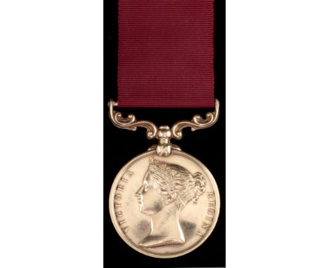 Queen Victoria Army Meritorious Service medal, awarded to Colour Sergeant Patrick O'Brien, 106th Regiment of Foot. Notes: Pat