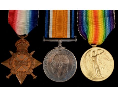 A grup of First World War General Service medals, awarded to 3478 I.A.M. J. Harrison, Royal Flying Corps (later Royal Air For