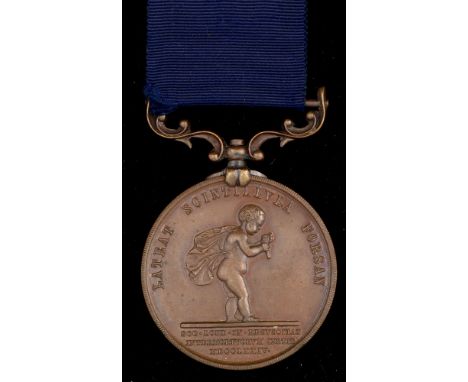 Royal Humane Society medal, awarded to Lance Corporal J.J. Willis, Royal Army Medical Corps, 7th December 1914. Notes: The re
