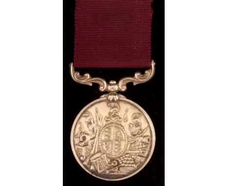 Army Long Service and Good Conduct medal, awarded to Thomas Haylock, 10th Regiment of foot.