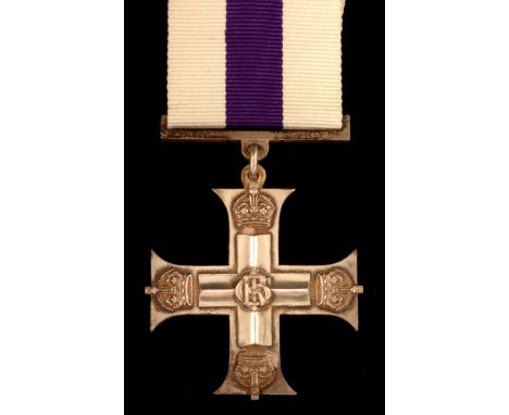 First World War Military Cross, awarded to Lieutenant C. Neville, Royal Field Artillery, in original box. Gazetted 25th Novem
