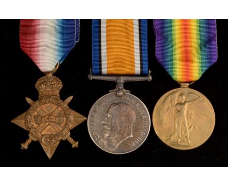 First Word War medal group, awarded to 1151 Sergeant A. Appleton, Durham Light Infantry, comprising: 1914-15 star, War medal 