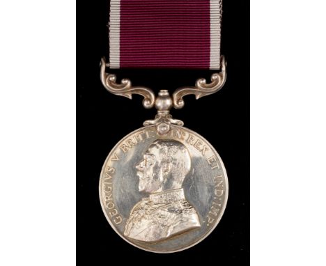 George V Army Long Service and Good Conduct medal, awarded to s-11963 Sergeant M. Collins, Army Service Corps.