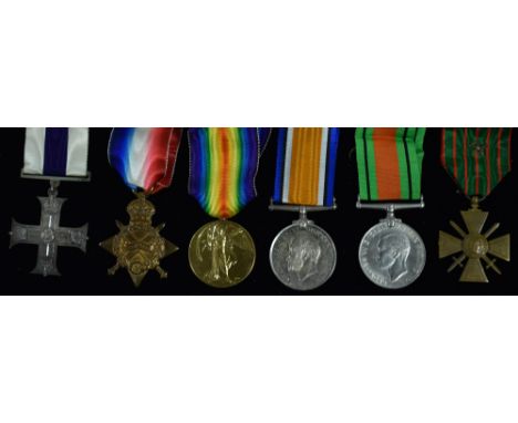 First and Second World War Military Cross group, awarded to Captain John Macmurray, comprising: Military Cross (unengraved wi